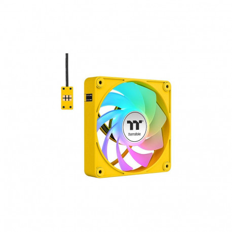 120mm Thermaltake CT120 EX Reverse ARGB Sync Bumblebee arvuti jahutusventilaator, 3-ne komplekt