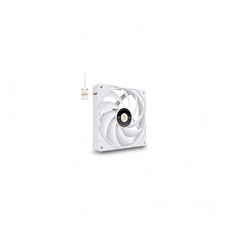 "140mm Thermaltake TOUGHFAN EX14 Pro PC Cooling Fan White - Swappable Edition 3 Pack"