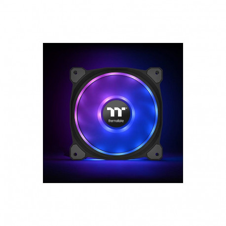 Thermaltake Riing Duo 12 120mm RGB mustad radiaatori ventilaatorid, 3-pakk