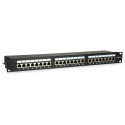 Equip 24x RJ45 Cat5e 19" FTP 1U must patšpaneel
