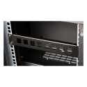 "Equip Patchpanel 10"" mit Keystone Montage 1U. schwarz"