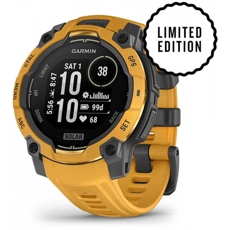 Garmin Instinct 3 Solar 45mm, sunburst