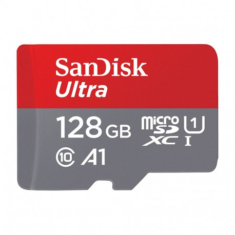 Sandisk microSDXC mälukaart Ultra 128GB 100MB/s adapteriga