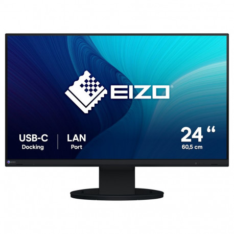 "EIZO 60.5cm (23.8"") EV2490-BK 16:09 HDMI+DP+USB-C black"