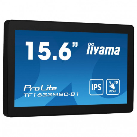 IIYAMA 39.5cm (15.6") TF1633MSC-B1 16:9 M-Touch HDMI+DP must