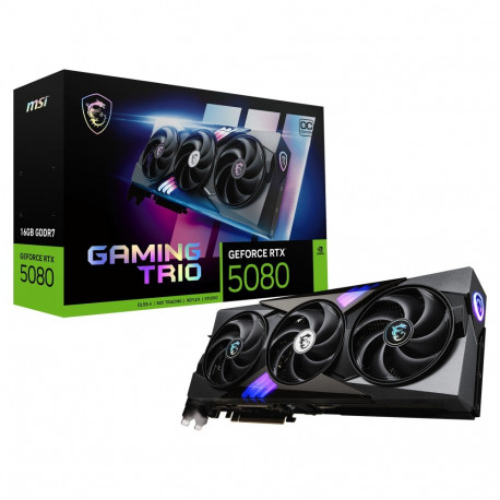"RTX 5080 16GB MSI Gaming Trio OC GDDR7 3Fan"
