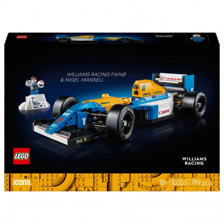 LEGO Icons komplekt FW14B 10353 Williams Racing koos Nigel Mansell