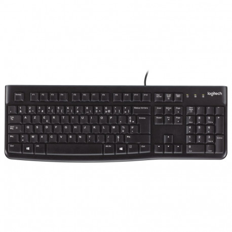 Logitech K120 prantsuse asetus