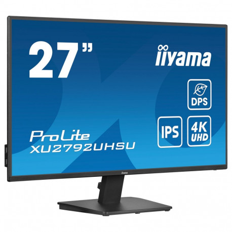 68,5cm/27" (3840x2160) Iiyama ProLite XU2792UHSU-B6 16:9 4K UHD IPS 4ms 60Hz HDMI DP USB kõlar must