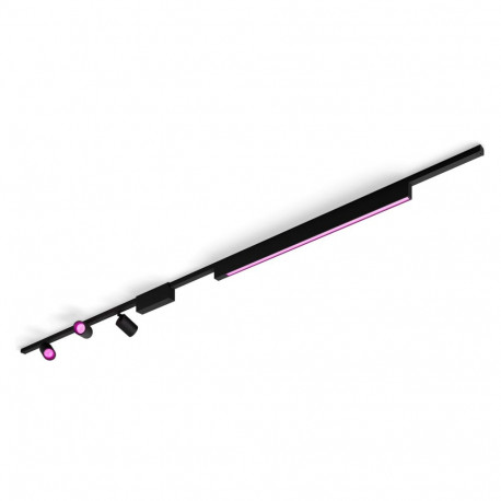 "Philips Hue Perifo Basis-Set Deckenl. 3 Spots+Lightbar sw."