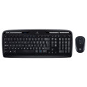 Logitech Desktop MK330 must juhtmevaba komplekt - US Layout