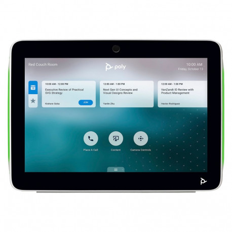 HP Poly TC10 10-tolline must ruumide broneerimispaneel / puutejuhtimispult