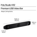 "HP Poly Studio V52 USB 4K Videobar Teams"