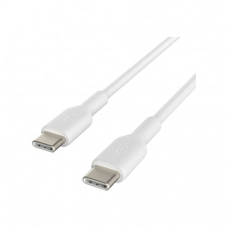 Belkin USB-C/USB-C PVC kaabel, 1m, valge