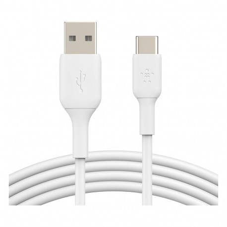 Belkin USB-C/USB-A PVC kaabel, 1m, valge