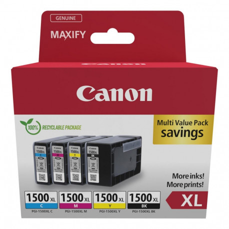 "Canon Tinte PGI-1500XL 9182B010 4er Multipack (BK/C/M/Y)"