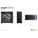 "Midi be quiet! SHADOW BASE 800 Black"