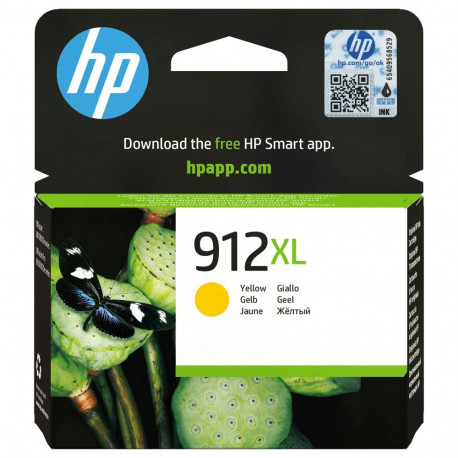 HP 912XL suure mahuga kollane tint