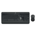 Logitech MK540 täiustatud juhtmevaba komplekt must QWERTZ DE