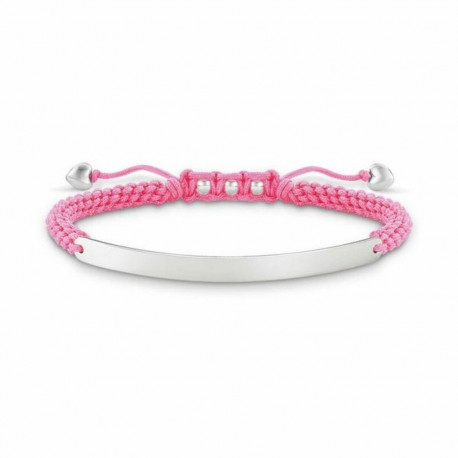 Ladies' Bracelet Thomas Sabo LBA0049-173-9 16 - 19 cm Silver Pink 21 cm - 12-19 cm