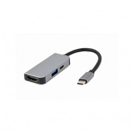 Gembird I/O ADAPTER USB-C TO HDMI/USB3/3IN1 A-CM-COMBO3-02