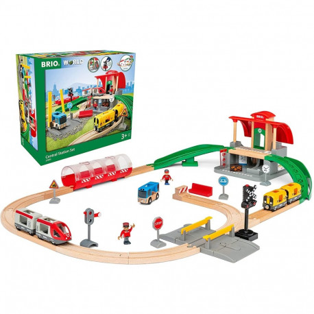 BRIO Large City Train Station Set