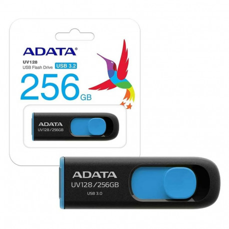 Dash Drive mälupulk UV128 256GB USB-A 3.2 Gen 1, must/sinine