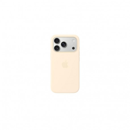 Apple iPhone 17 Pro Silicone Case with MagSafe – Vanilla