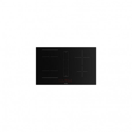 FABER S.p.A. GALILEO LINEAR A830 Black Built-in 83 cm Zone induction hob 4 zone(s) Built-in hood