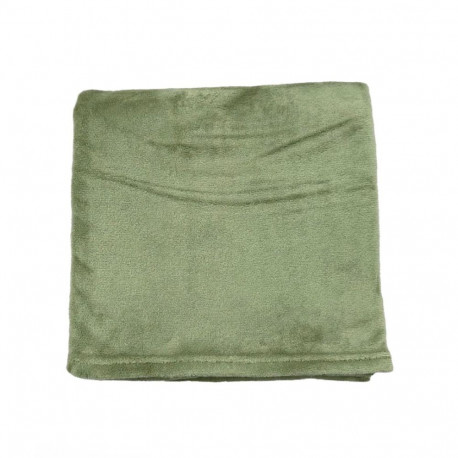 PLAID BLANKET COLAR 140X200 GREEN NO.90