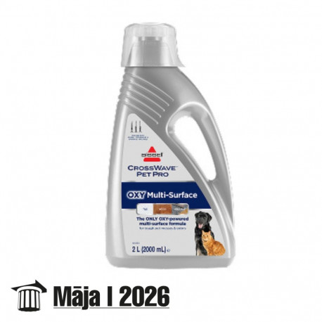 Bissell  CrossWave Pet Pro Oxy Multi-surface formula Cleaning Solution  2 L