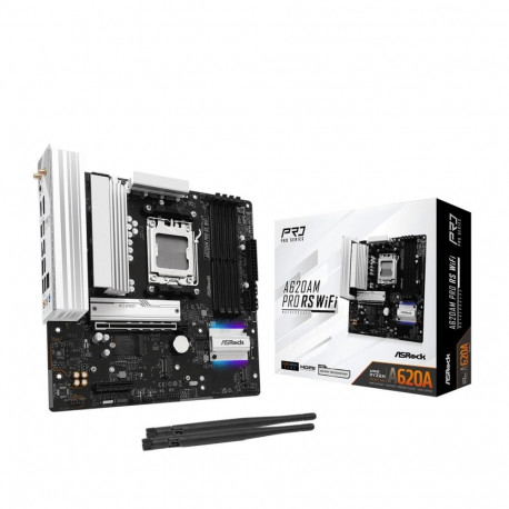 Motherboard A620AM PRO RS WIFI AM5 4DDR5 HDMI/DP M.2 mATX