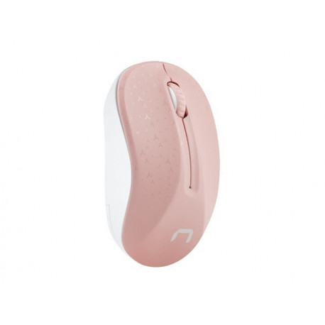 Wireless mouse Toucan pink-white