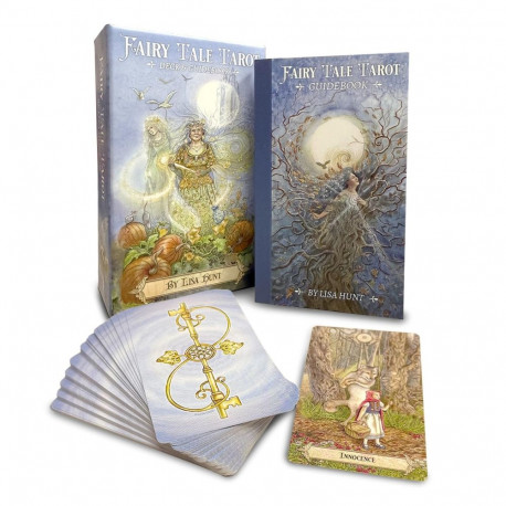 Tarot Card Deck - Fairy Tale Taro 78 Cards Illustrated Guide 8x14x4.5 cm