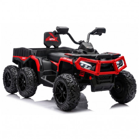 Akuga 6-rattaline ATV haagisega JC606 24V 4x4 punane