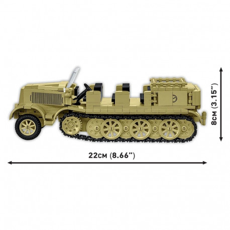 Klocki sd.kfz.8 pukseeriv 8.8 cm flak 36, 975 elementi