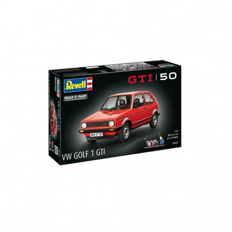 Model plastikowy samochód vw golf1 gti 50 years 1:24