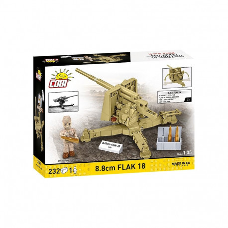 Klocki 8,8 cm flak 18 232 klotsid 1:35