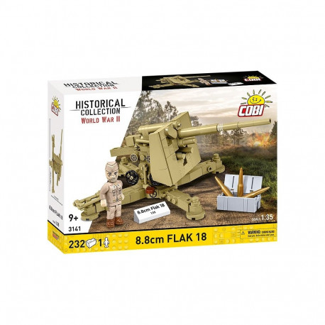 Klocki 8,8 cm flak 18 232 klocki 1:35