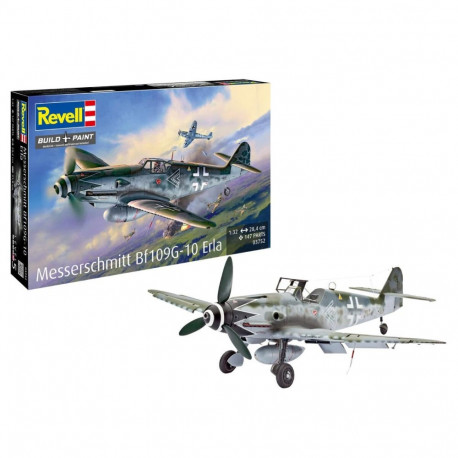 Model plastikust lennuk messerschmitt bf109g-10 erla 1:32
