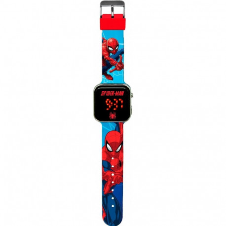 Zegarek led z kalendarzem spiderman