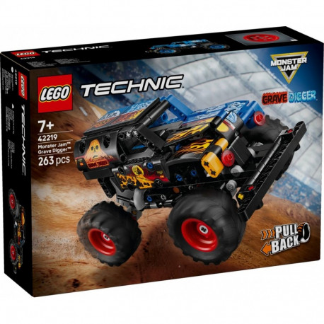 technic 42219 monster jam grave digger tuli ja jää klotsid