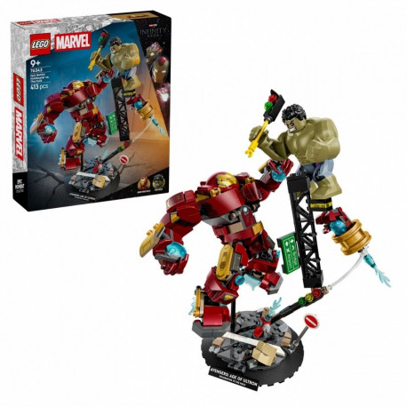 Klocki super heroes 76343 eepiline lahing: hulkbuster vs hulk