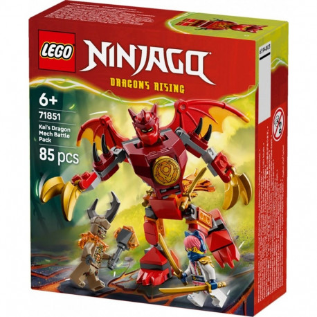 Klocki ninjago 71851 smok-mech kaia - zestaw bitewny