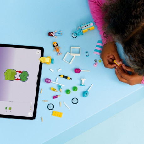 Klocki friends 42692 stoisko z lodami i balonami