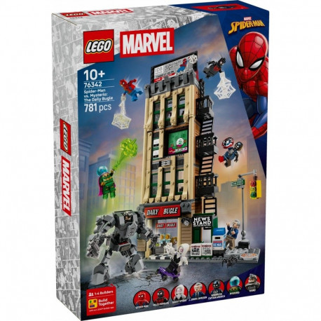 Klocki super heroes 76342 spider-man kontra mysterio: daily bugle