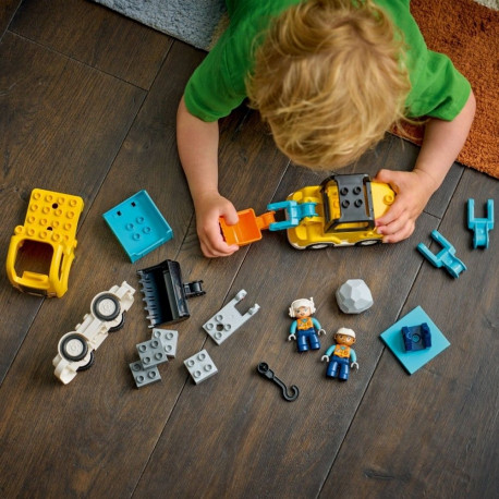 Duplo 10475 ehitusmasinad 3 ühes klotsid