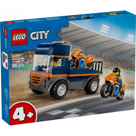 Klocki city 60491 mootorratastele autoveohaagis