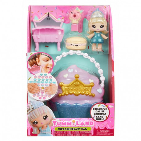 Lalka yummiland beauty bag + lip gloss cupcake