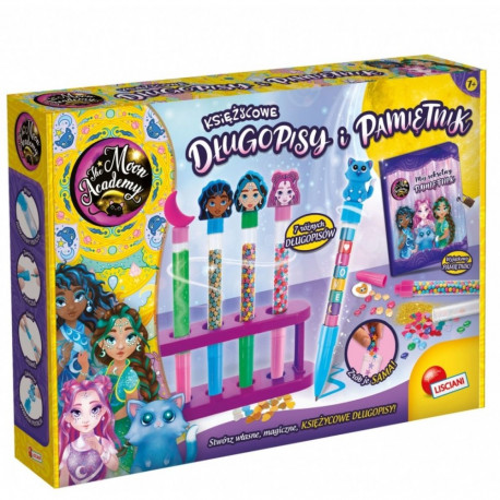 kreatiivne komplekt moon academy kuupliiatsid ja päevik